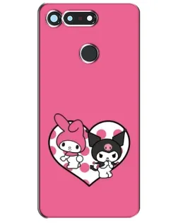 Чохол для Huawei Honor View 20 / V20 з картинкою «Kuromi та My Melody»