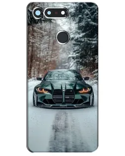 Чохол для Huawei Honor View 20 / V20 з картинкою «BMW у зимовому лісі» Чохол для Huawei Honor View 20 / V20 з картинкою «BMW у зимовому лісі»