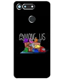 Чехол для Huawei Honor View 20 / V20 с картинкой «Логотип Among Us» Чехол для Huawei Honor View 20 / V20 с картинкой «Логотип Among Us»