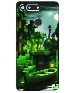 Чехол для Huawei Honor View 20 / V20 с картинкой «Minecraft лесной пейзаж» Чехол для Huawei Honor View 20 / V20 с картинкой «Minecraft лесной пейзаж»
