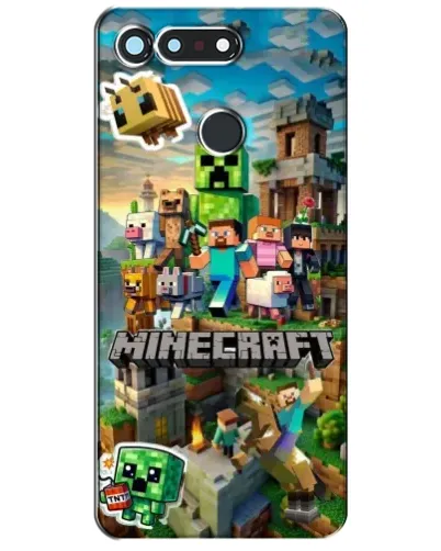 Чехол для Huawei Honor View 20 / V20 с картинкой «Замок Minecraft»
