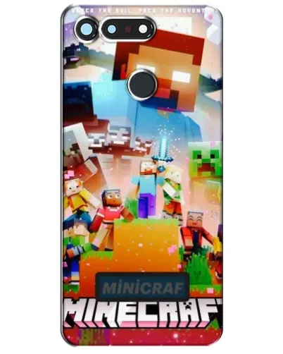 Чехол для Huawei Honor View 20 / V20 с картинкой «Minecraft герои игры»