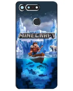 Чехол для Huawei Honor View 20 / V20 с картинкой «Minecraft ледяной мир» Чехол для Huawei Honor View 20 / V20 с картинкой «Minecraft ледяной мир»