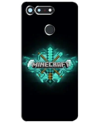 Чехол для Huawei Honor View 20 / V20 с картинкой «Minecraft Diamond лого»