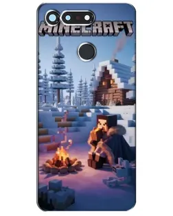Чехол для Huawei Honor View 20 / V20 с картинкой «Зимний Minecraft» Чехол для Huawei Honor View 20 / V20 с картинкой «Зимний Minecraft»