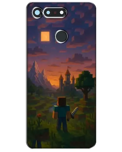 Чехол для Huawei Honor View 20 / V20 с картинкой «Стив у башни»