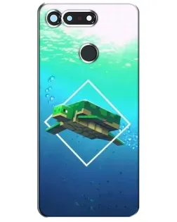 Чехол для Huawei Honor View 20 / V20 с картинкой «Черепаха Minecraft» Чехол для Huawei Honor View 20 / V20 с картинкой «Черепаха Minecraft»