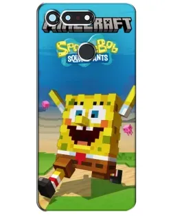 Чехол для Huawei Honor View 20 / V20 с картинкой «Губка Боб Minecraft» Чехол для Huawei Honor View 20 / V20 с картинкой «Губка Боб Minecraft»