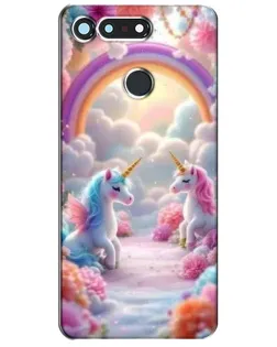 Чехол для Huawei Honor View 20 / V20 с картинкой «Радуга и единороги» Чехол для Huawei Honor View 20 / V20 с картинкой «Радуга и единороги»