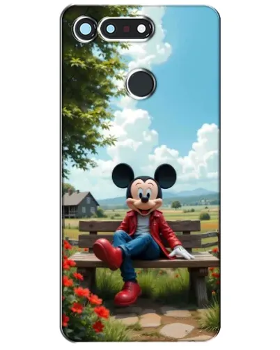 Чехол для Huawei Honor View 20 / V20 с картинкой «Микки на скамейке» Чехол для Huawei Honor View 20 / V20 с картинкой «Микки на скамейке»