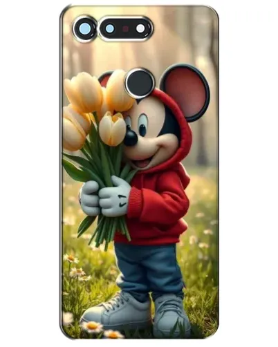 Чехол для Huawei Honor View 20 / V20 с картинкой «Микки с тюльпанами» Чехол для Huawei Honor View 20 / V20 с картинкой «Микки с тюльпанами»