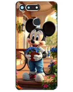 Чехол для Huawei Honor View 20 / V20 с картинкой «Микки садовод»