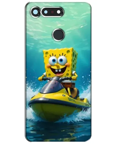 Чехол для Huawei Honor View 20 / V20 с картинкой «Спанч Боб на гидроцикле» Чехол для Huawei Honor View 20 / V20 с картинкой «Спанч Боб на гидроцикле»