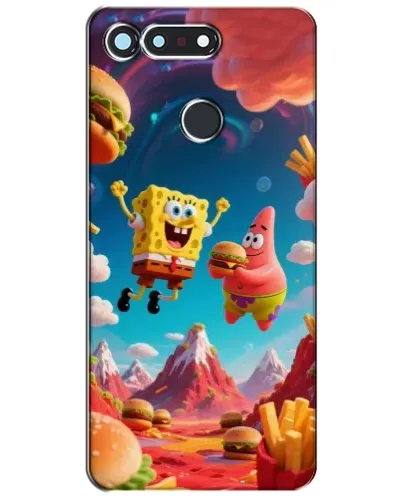 Чехол для Huawei Honor View 20 / V20 с картинкой «Космический фастфуд» Чехол для Huawei Honor View 20 / V20 с картинкой «Космический фастфуд»