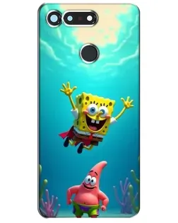 Чехол для Huawei Honor View 20 / V20 с картинкой «Спанч Боб под водой» Чехол для Huawei Honor View 20 / V20 с картинкой «Спанч Боб под водой»