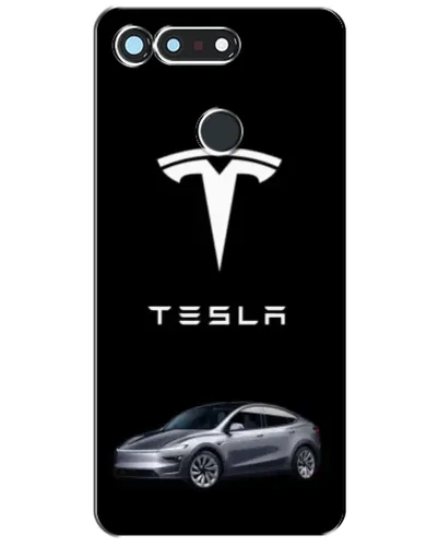 Чохол для Huawei Honor View 20 / V20 з картинкою «Tesla Model Y»