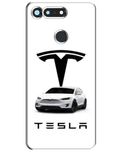 Чохол для Huawei Honor View 20 / V20 з картинкою «Tesla White Style» Чохол для Huawei Honor View 20 / V20 з картинкою «Tesla White Style»