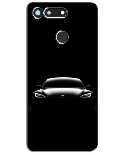Чохол для Huawei Honor View 20 / V20 з картинкою «Фари Tesla Night»