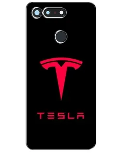 Чохол для Huawei Honor View 20 / V20 з картинкою «Tesla Red Logo» Чохол для Huawei Honor View 20 / V20 з картинкою «Tesla Red Logo»