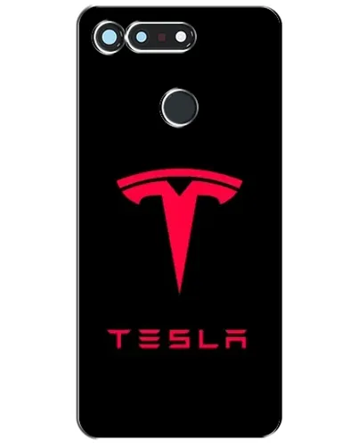 Чохол для Huawei Honor View 20 / V20 з картинкою «Tesla Red Logo»