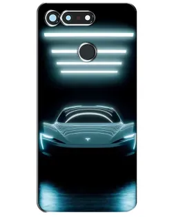 Чохол для Huawei Honor View 20 / V20 з картинкою «Tesla в неоні» Чохол для Huawei Honor View 20 / V20 з картинкою «Tesla в неоні»