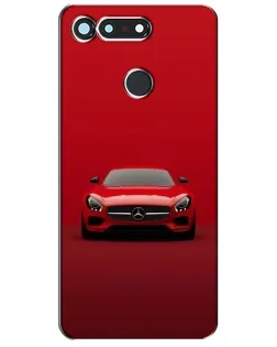 Чохол для Huawei Honor View 20 / V20 з картинкою «Червоний Mercedes AMG»