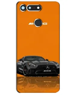 Чохол для Huawei Honor View 20 / V20 з картинкою «Помаранчевий Mercedes AMG»
