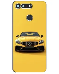 Чохол для Huawei Honor View 20 / V20 з картинкою «Жовтий Mercedes GT»