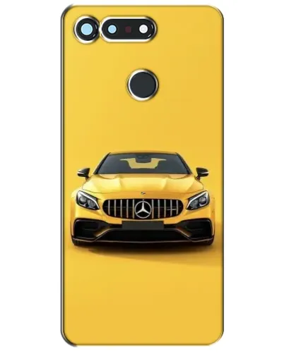 Чохол для Huawei Honor View 20 / V20 з картинкою «Жовтий Mercedes GT»
