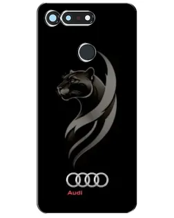 Чохол для Huawei Honor View 20 / V20 з картинкою «Графіка — пантера та Audi»
