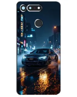 Чохол для Huawei Honor View 20 / V20 з картинкою «Нічне місто та Audi»