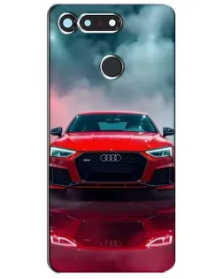 Чохол для Huawei Honor View 20 / V20 з картинкою «Audi RS — червоний стиль»