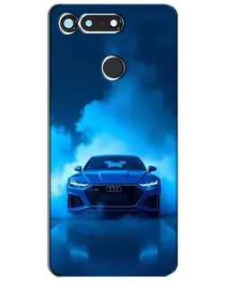 Чохол для Huawei Honor View 20 / V20 з картинкою «Audi — блакитна енергія»