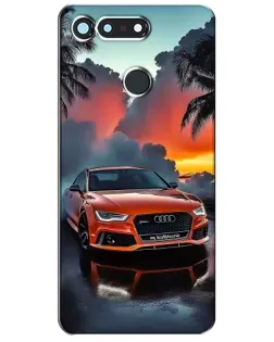 Чохол для Huawei Honor View 20 / V20 з картинкою «Audi — захід сонця»