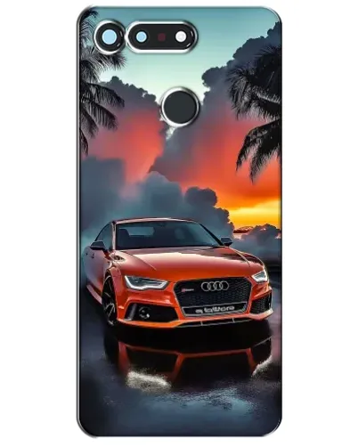 Чохол для Huawei Honor View 20 / V20 з картинкою «Audi — захід сонця»