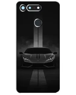 Чохол для Huawei Honor View 20 / V20 з картинкою «Lamborghini симетрія доріг»
