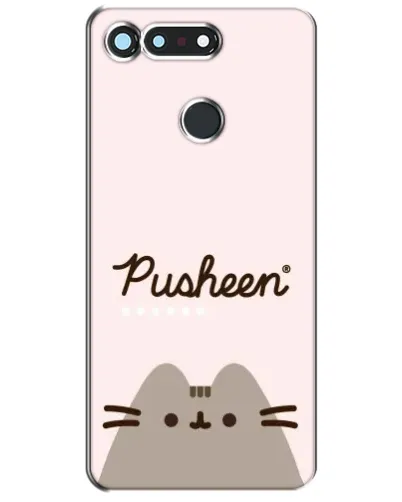 Чехол для Huawei Honor View 20 / V20 с картинкой «Pusheen логотип» Чехол для Huawei Honor View 20 / V20 с картинкой «Pusheen логотип»