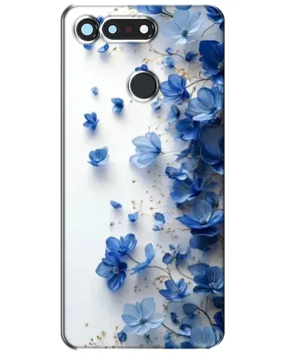 Чехол для Huawei Honor View 20 / V20 с картинкой «Голубой цветочный каскад» Чехол для Huawei Honor View 20 / V20 с картинкой «Голубой цветочный каскад»