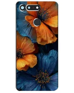 Чехол для Huawei Honor View 20 / V20 с картинкой «Яркая сине-оранжевая флора» Чехол для Huawei Honor View 20 / V20 с картинкой «Яркая сине-оранжевая флора»