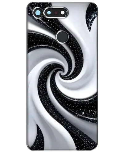 Чехол для Huawei Honor View 20 / V20 с картинкой «Черно-белая спираль» Чехол для Huawei Honor View 20 / V20 с картинкой «Черно-белая спираль»