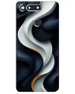 Чохол для Huawei Honor View 20 / V20 з картинкою «Об'ємні чорно-білі стрічки» Чохол для Huawei Honor View 20 / V20 з картинкою «Об'ємні чорно-білі стрічки»