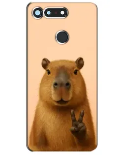 Чохол для Huawei Honor View 20 / V20 з картинкою «Капібара вікторія» Чохол для Huawei Honor View 20 / V20 з картинкою «Капібара вікторія»