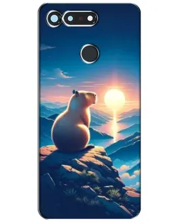 Чохол для Huawei Honor View 20 / V20 з картинкою «Захід сонця з капібарою» Чохол для Huawei Honor View 20 / V20 з картинкою «Захід сонця з капібарою»