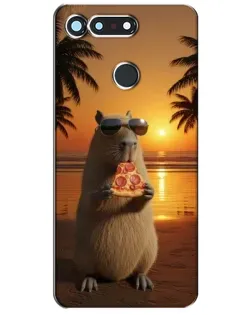 Чохол для Huawei Honor View 20 / V20 з картинкою «Капібара з піцою» Чохол для Huawei Honor View 20 / V20 з картинкою «Капібара з піцою»