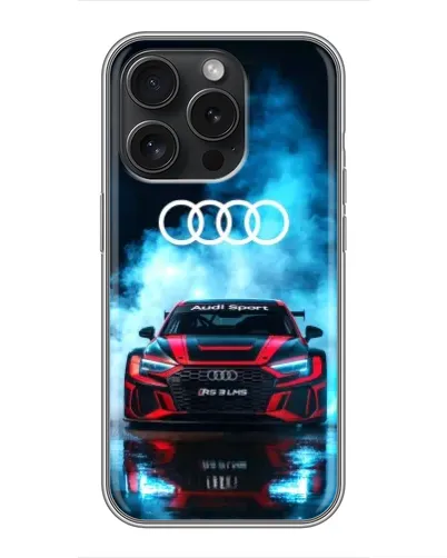 Чехол для Huawei Honor X7e Plus с картинкой «Audi Sport — неон»