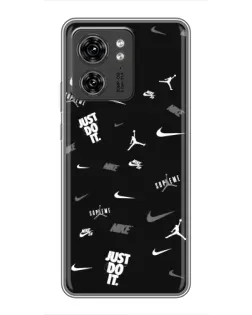 Чохол для Huawei Enjoy 90 Plus з картинкою «Nike Black Pattern»