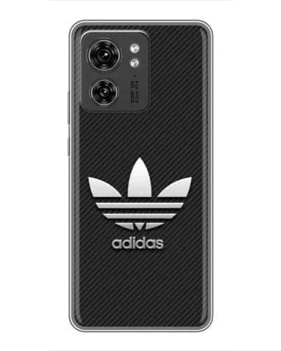 Чехол для Huawei Enjoy 90 Plus с картинкой «Adidas Карбоновая текстура»