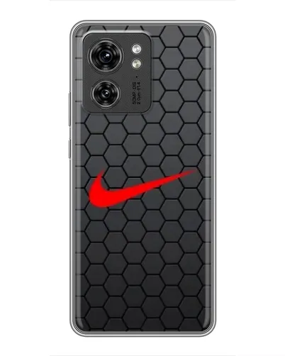 Чехол для Huawei Enjoy 90 Plus с картинкой «Nike — карбоновая сетка»