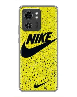 Чехол для Huawei Enjoy 90 Plus с картинкой «Желтый текстурный Nike»