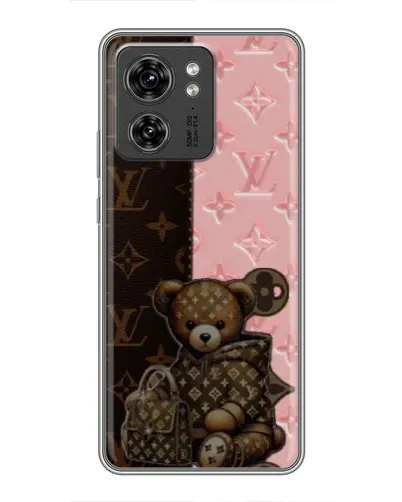 Чехол для Huawei Enjoy 90 Plus с картинкой «Мишка в стиле LV»